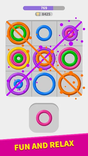 Color Rings Matching Puzzle Screenshot 1