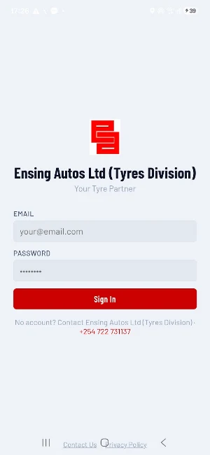 Ensing Tyres Screenshot 3