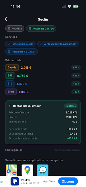 Essence — Prix des carburants Screenshot 3