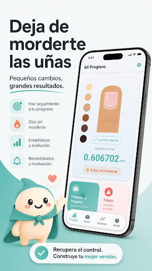 StopBite: Dejar de morder uñas Screenshot 0