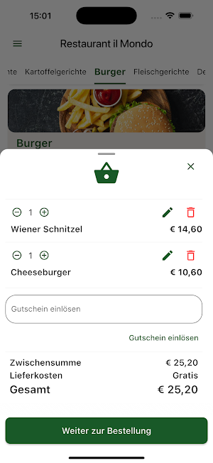 Restaurant il Mondo Screenshot 2