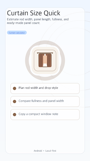 Curtain Size Quick Screenshot 0