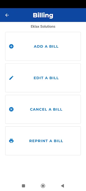 EazyBilling- Basic Billing App Screenshot 2