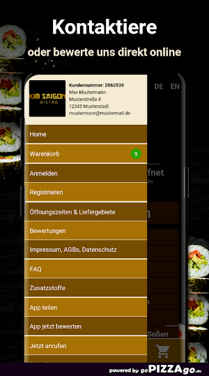 Kim Saigon Bistro Trier Screenshot 2