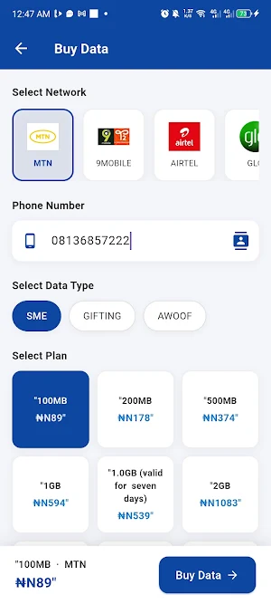 HMD Data Screenshot 1