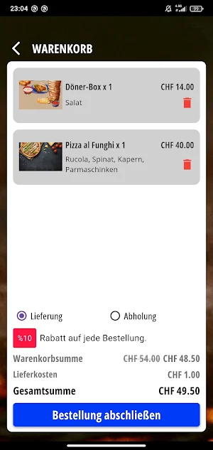 Merkur Pizzeria Screenshot 3