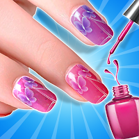 Nail Salon Acrylic Kitty Nails