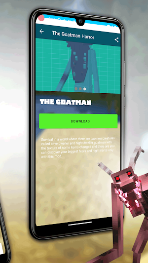 Goatman Entity Mod for MCPE Screenshot 3