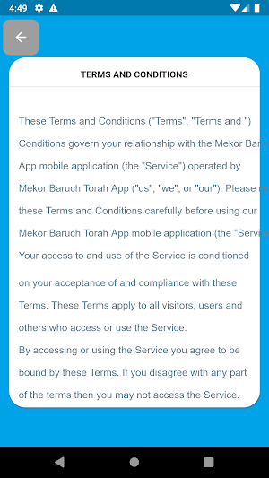 Mekor Baruch Torah Screenshot 2