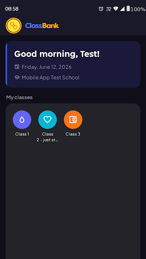 ClassBank Screenshot 2