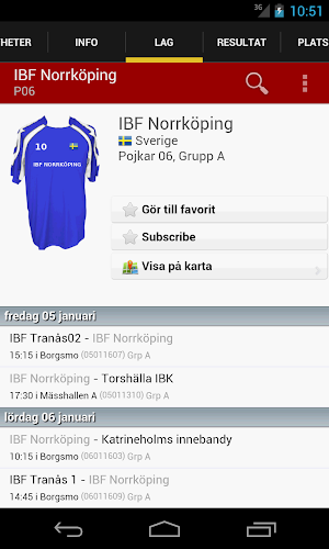 Norrköping Innebandycup Screenshot 3