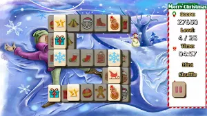 Christmas Mahjong Match Screenshot 1