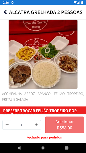 Restaurante Cio Da Terra Grill Screenshot 1