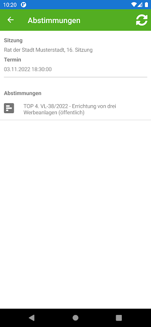 voteRICH Screenshot 2