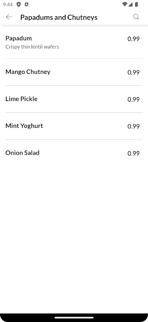 Ayshas Indian Takeaway Screenshot 3