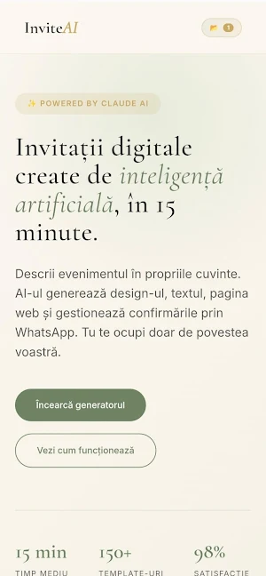 Invitatii AI Screenshot 3
