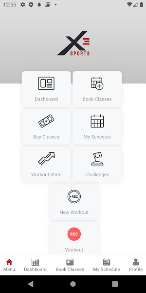 X3 Sports Member App Screenshot 1