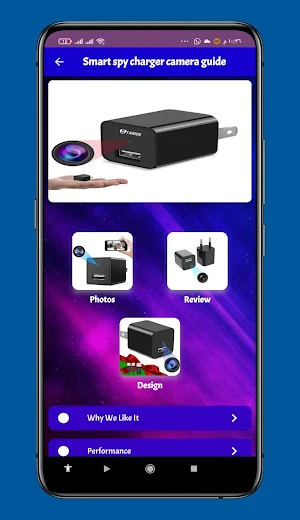 Smart spy charger camera guide Screenshot 1