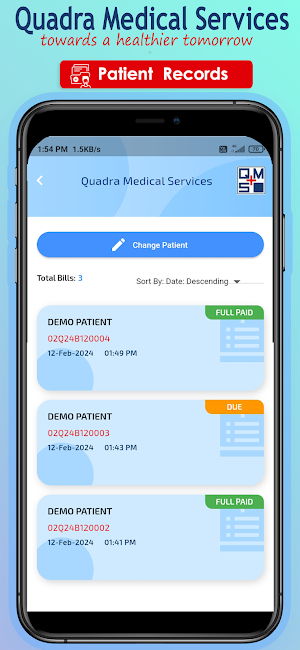 Quadra Medical Services Screenshot 3