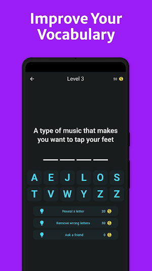 Wordilis - Word Games & Puzzle Screenshot 2