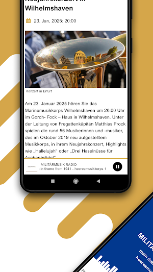 MILITÄRMUSIK RADIO Screenshot 1