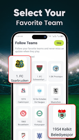 Match Live Football Scores Screenshot 1