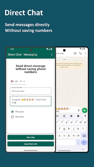 Direct Chat - Messaging Screenshot 0