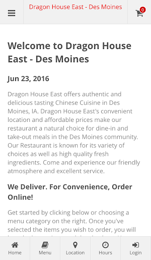Dragon House East - Des Moines Screenshot 0