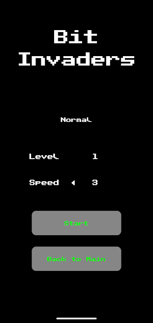 Bit Invaders Screenshot 1