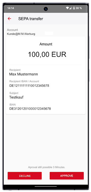 M.M.Warburg SecureMessaging Screenshot 3