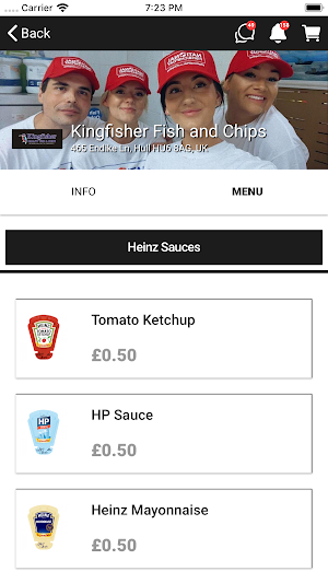 Kingfishers Fish and Chips Screenshot 2