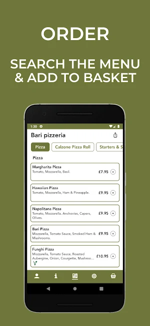 Bari pizzeria Screenshot 1