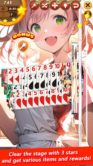 Girl Solitaire - Working Girls Screenshot 1