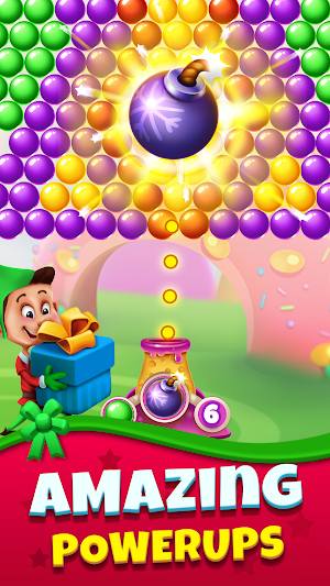 Christmas Games - Bubble Shooter Screenshot 2