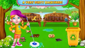 My Messy Home Cleanup - Girls House Cleaning Game Screenshot 3