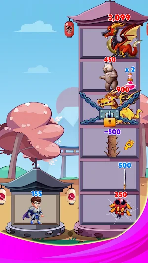 Hero Tower Wars Puzzle Screenshot 2