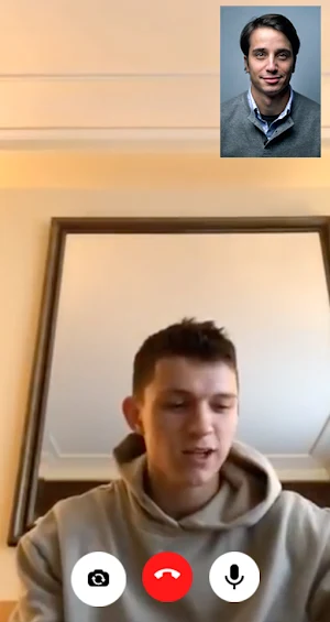 Tom Holland Video Call & Chat Screenshot 1