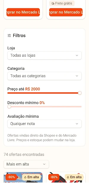 Promo Radar Screenshot 0