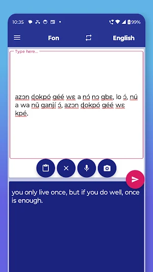 Fon English Translator Screenshot 3