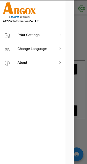 ARGOX Print Service Plugin Screenshot 0