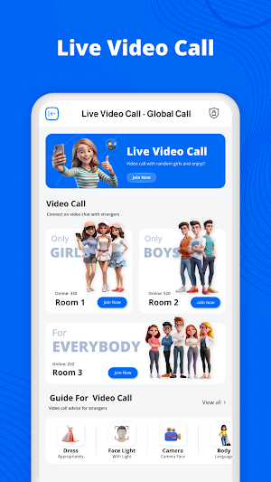 Live Video Call - Global Call Screenshot 0