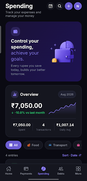MoneyFlow Screenshot 2