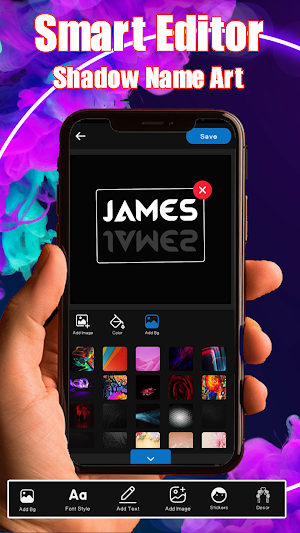 Shadow Name Art Smart-Editor Screenshot 1