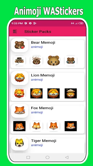 Animal Memoji Screenshot 0