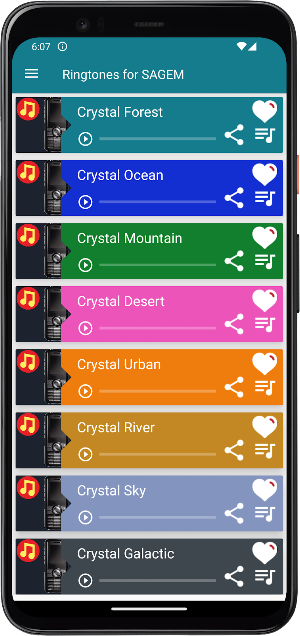 Old Ringtones for SAGEM Screenshot 3