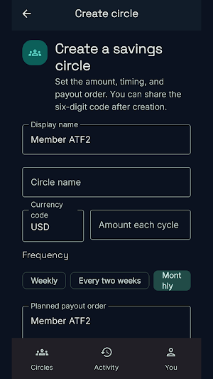 Kittova: Savings Circle Screenshot 2