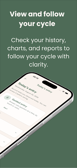 Natus: Cycle Tracking Diary Screenshot 2