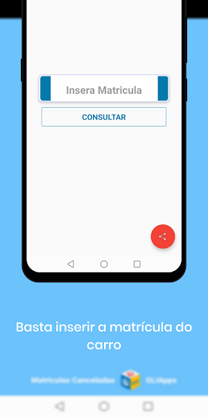 Matriculas Canceladas Portugal Screenshot 2