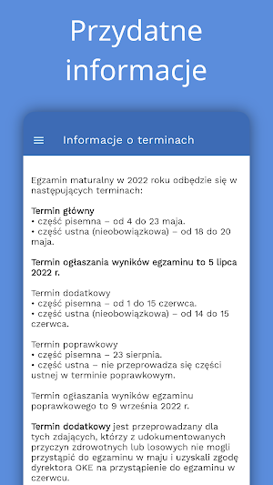 Kalendarz Maturzysty Screenshot 3