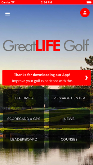 GreatLIFE Golf KC Screenshot 1